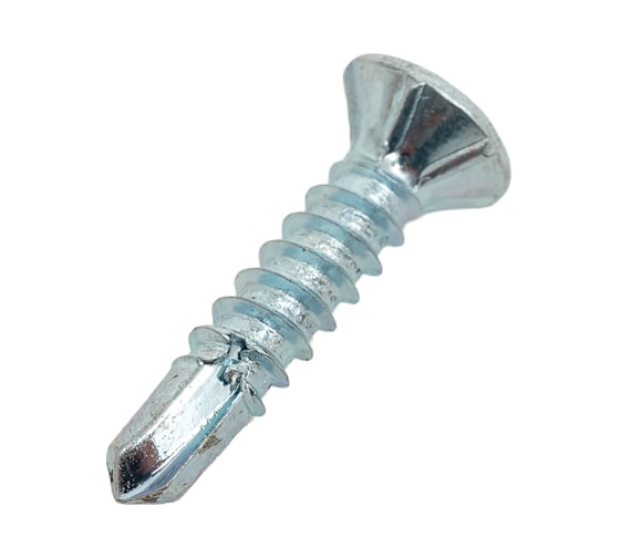 Изображение товара Саморез Daxmer оконный 3,9x19 бел.цинк,сверло 1000 шт 00-00462821