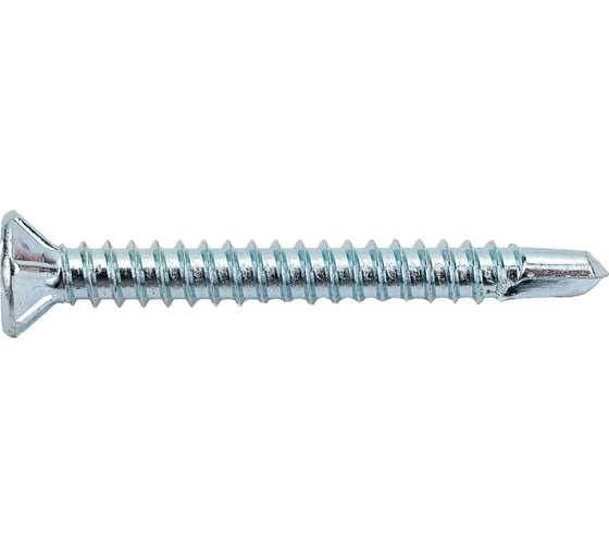 Изображение товара Саморез Daxmer оконный 3,9x35 бел.цинк,сверло 500 шт 00-00462847