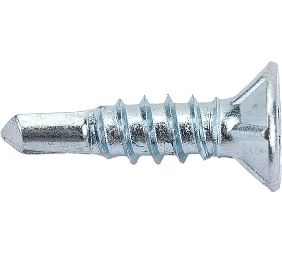 Изображение товара Саморез Daxmer оконный 3,9x16 бел.цинк,сверло 1000 шт 00-00462815