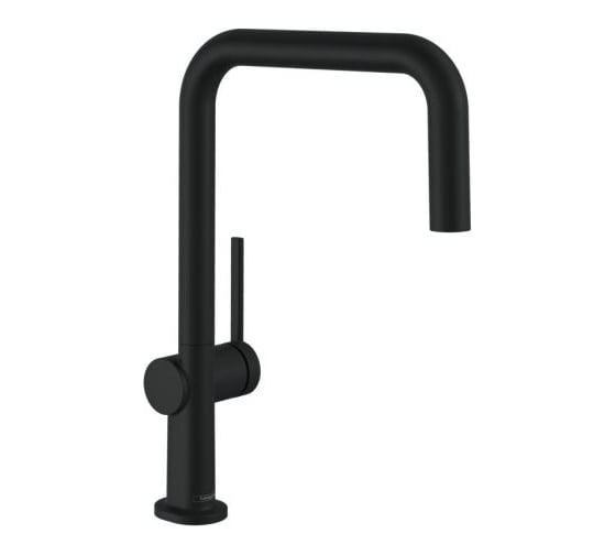 Изображение товара Смеситель для кухни Hansgrohe M54 talis u 220 матовый черный 72806670 00000091065
