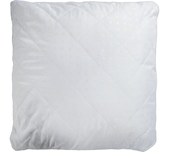 Изображение товара Подушка Luscan 70x70 см стеганная лебяжий пух, тик 1485504