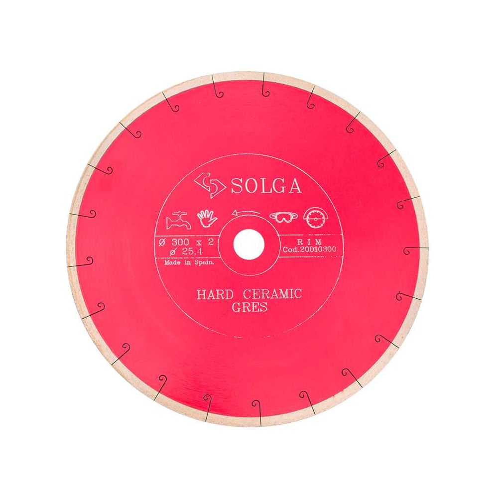 Изображение товара Алмазный диск HARD CERAMICS Solga Diamant 300х25,4 мм