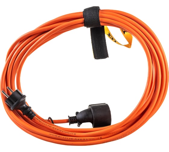 Изображение товара Силовой удлинитель без катушки УС1-Е-10 У-161, ПВС 3x1.5, 10м, 16А, 1 розетка с з/к LUX 16510 4606400419402