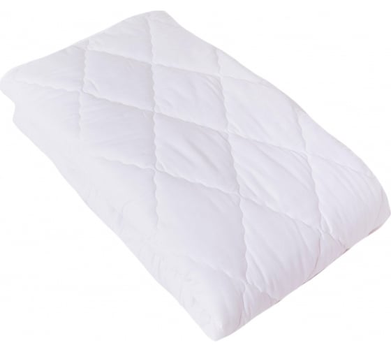 Изображение товара Одеяло Luscan 172x205 см холлофайбер, микрофибра стеганое с кантом белое 1485830