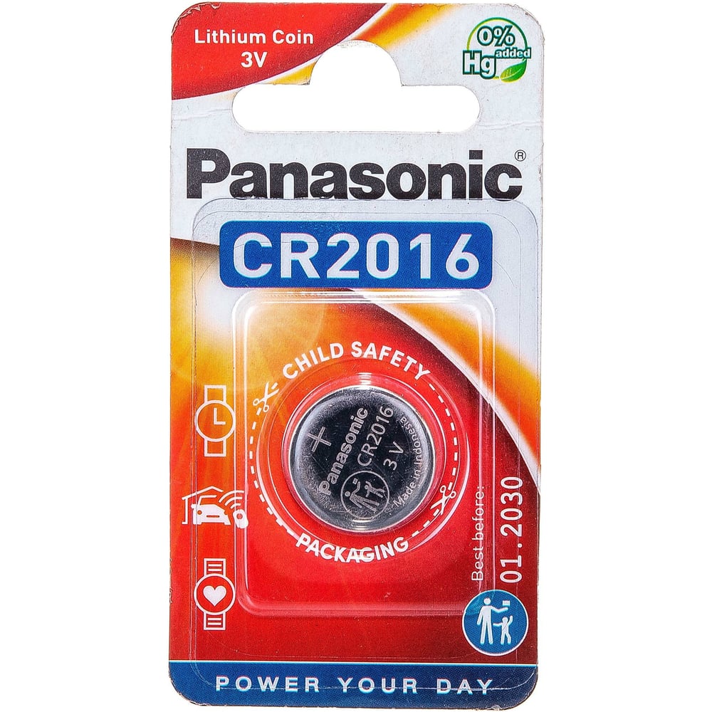 Батарейка Panasonic батарейка cr2016 duracell dr cr2016 5bl eu 5 штук