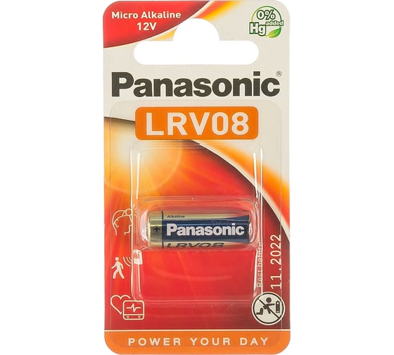 Изображение товара Щелочная батарейка A23 LRV08 12В бл/1 Panasonic 5019068592568