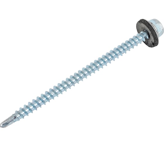 Изображение товара Кровельный саморез с шайбой EPDM Kenner цинк 4,8х80 100шт ск4880ф