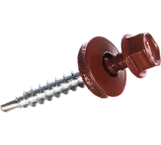 Изображение товара Кровельный саморез Kenner 4,8х35 RAL3011 красно-коричневый 250шт ск353011ф