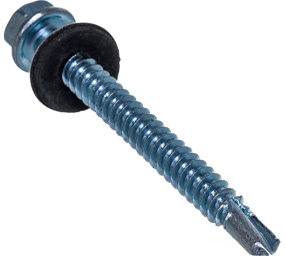 Изображение товара Кровельный саморез с шайбой EPDM КРЕП-КОМП 6,3х60 100шт ск6360ф