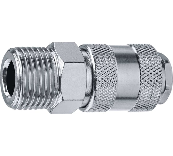 Изображение товара Переходник ЗУБР Профессионал 1/2"M - рапид муфта 64911-1/2