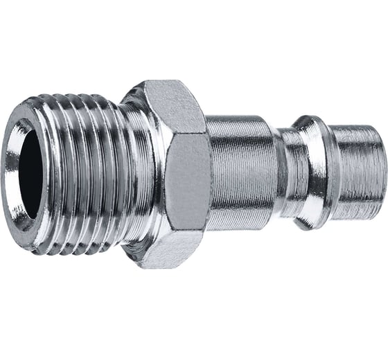 Изображение товара Переходник ЗУБР Профессионал 3/8"M - рапид штуцер 64915-3/8