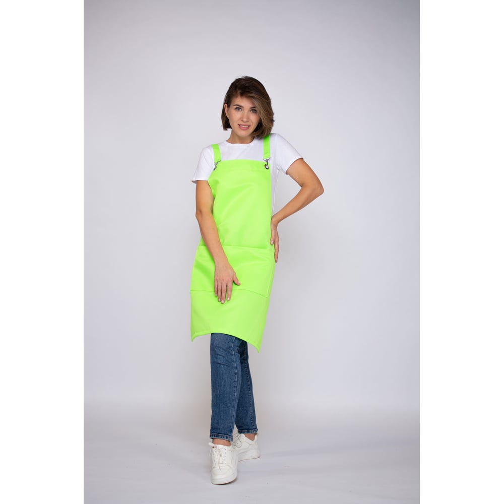 Изображение товара Водоотталкивающий универсальный фартук с люверсами Экосети салатовый