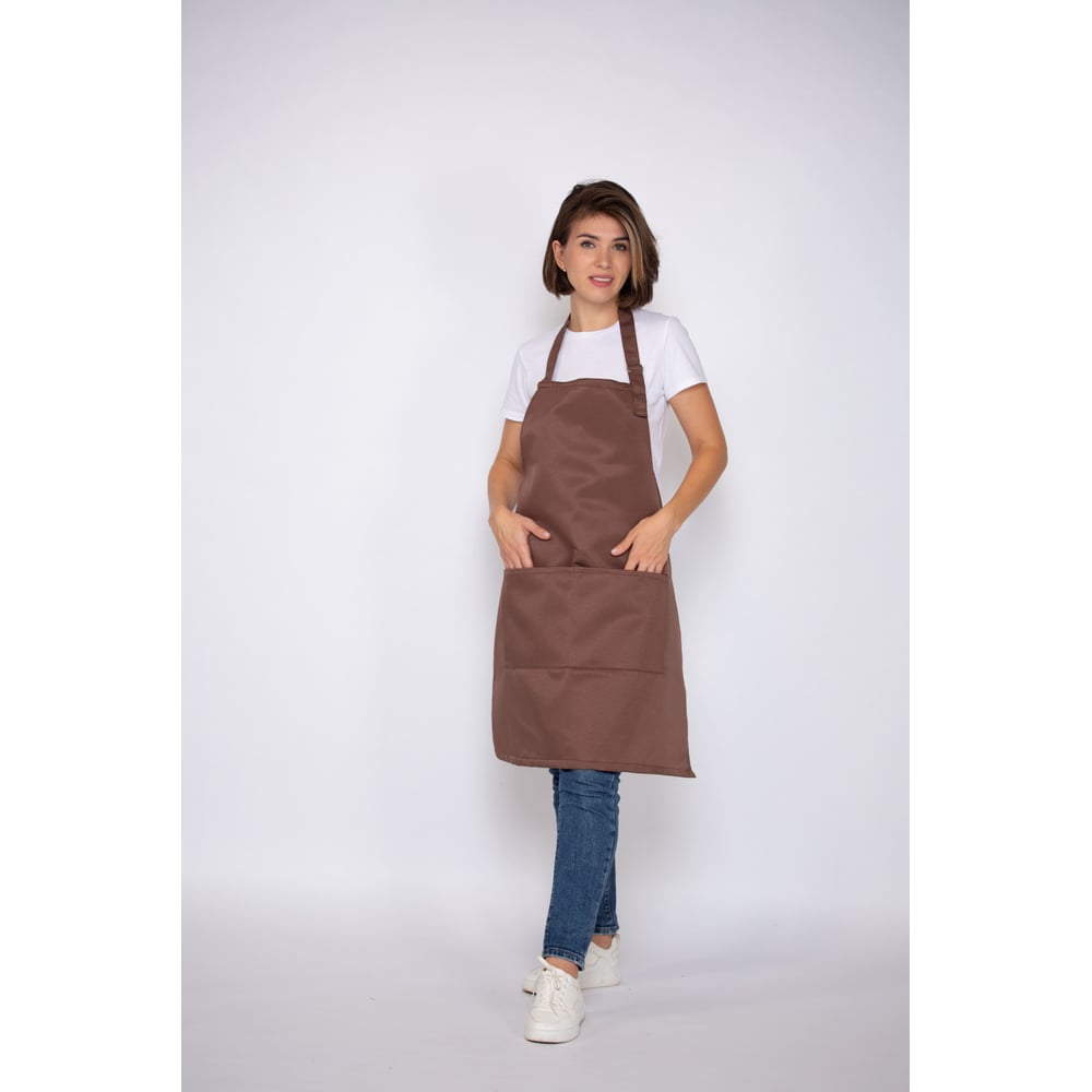 Изображение товара Универсальный рабочий фартук Экосети коричневый УФТК7570