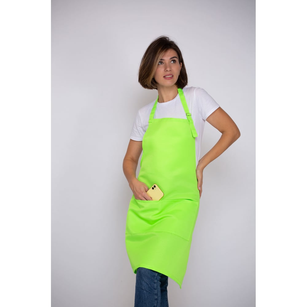 Изображение товара Универсальный рабочий фартук Экосети салатовый водоотталкивающий