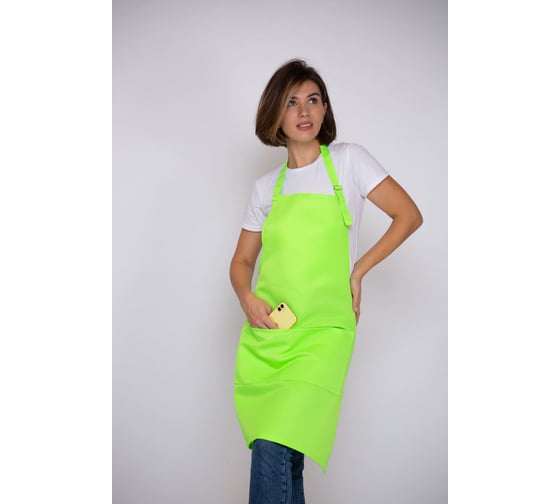 Изображение товара Универсальный рабочий фартук Экосети салатовый УФСАЛ7570