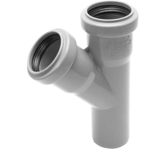 Изображение товара Тройник двухраструбный (45°) HTEA 40/40 Ostendorf 111200