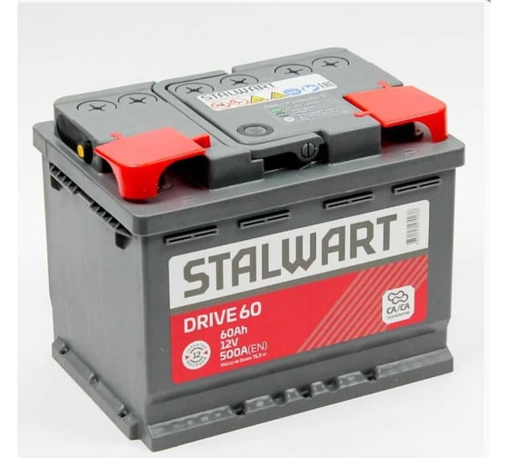 Изображение товара Аккумуляторная батарея Stalwart Drive 6СТ-60.1 STD 60.1