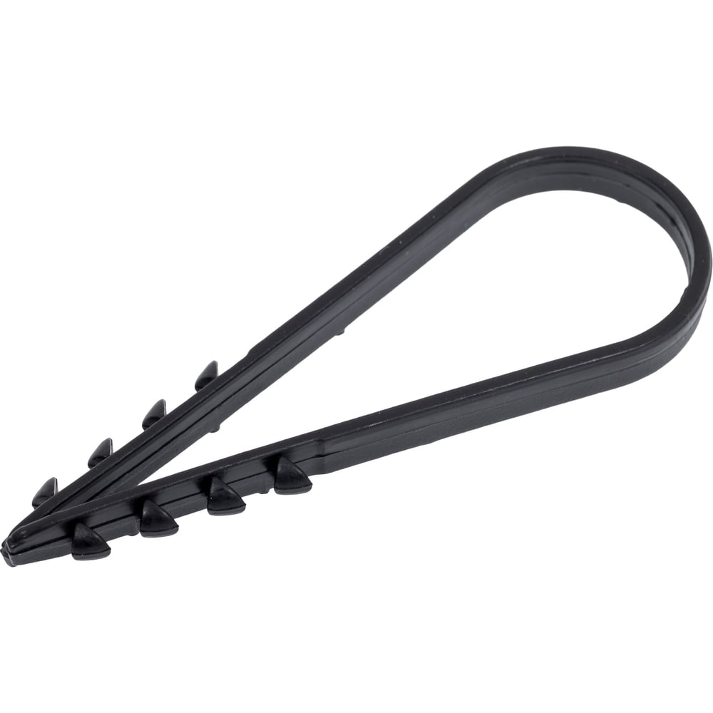 Изображение товара Дюбель-хомут ТРИЗАМ 19-25 черный нейлон 100 шт