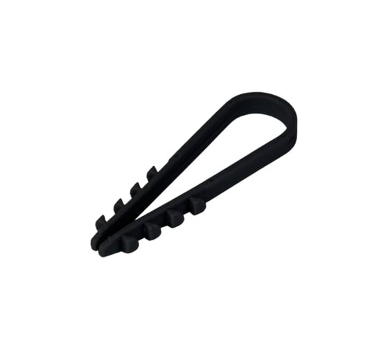 Изображение товара Дюбель-хомут ТРИЗАМ 11-18, черный, нейлон, 100 шт. TRZ0288