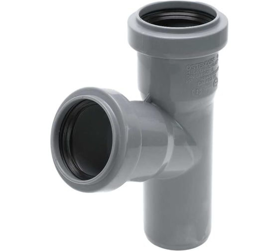 Изображение товара Тройник двухраструбный (67°) HTEA 40/40 Ostendorf 111300