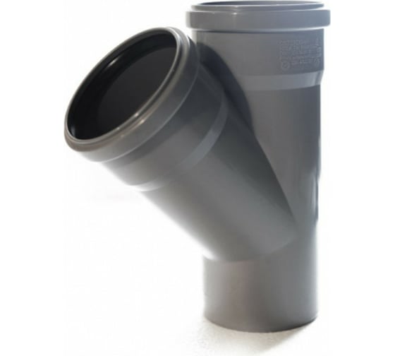 Изображение товара Тройник двухраструбный (67°) HTEA 50х40 Ostendorf 112310