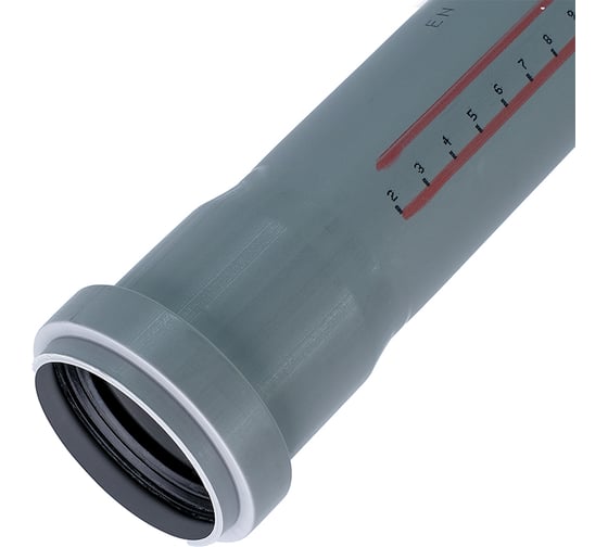 Изображение товара Труба однораструбная канализационная HTEM 50х1000 Ostendorf 112040