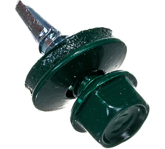 Изображение товара Кровельный саморез Kenner 4,8х19 RAL6005 темно-зеленый 300шт ск48196005ф