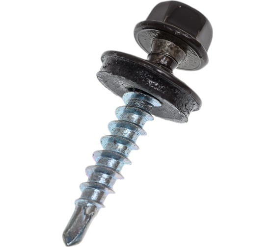 Изображение товара Кровельный саморез Kenner 4,8х29 RAL8019 серо-коричневый 300шт ск298019ф