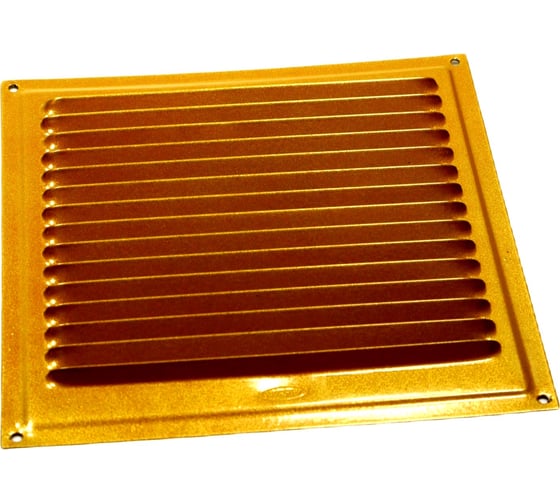 Изображение товара Решетка вентиляционная 150x150 мм, под золото Левша 3-487.ПЗ