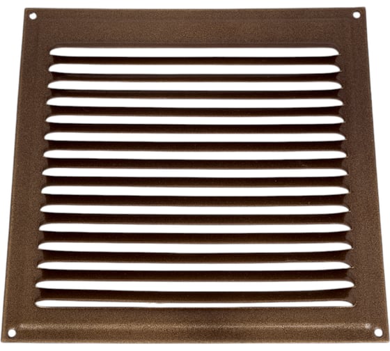 Изображение товара Решетка вентиляционная 150x150 мм, коричневый металлик Левша 3-487.КМ