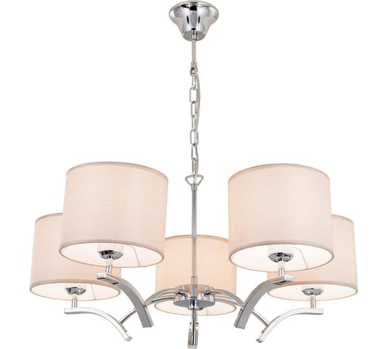 Изображение товара Люстра Citilux Эвора Рондо с бежевыми абажурами CL460151