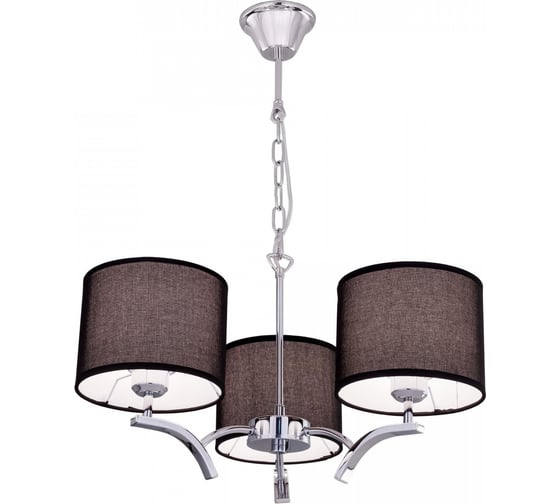 Изображение товара Люстра Citilux Эвора Рондо с черными абажурами CL460132