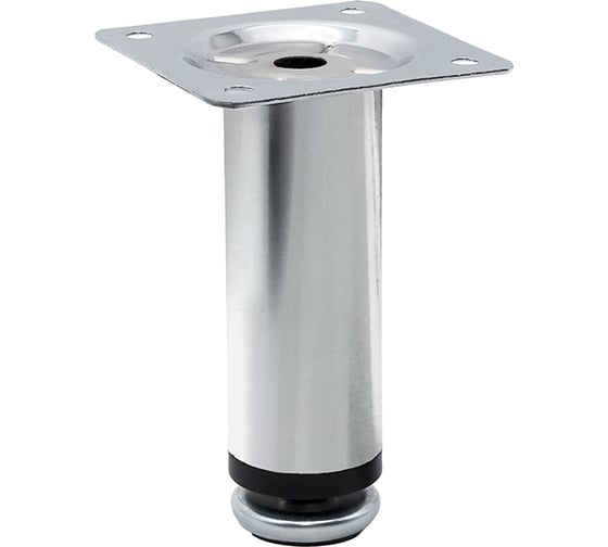 Изображение товара Мебельная регулируемая малая опора Lemax PROF 100 мм, матoвый xрoм N0010-100 SC