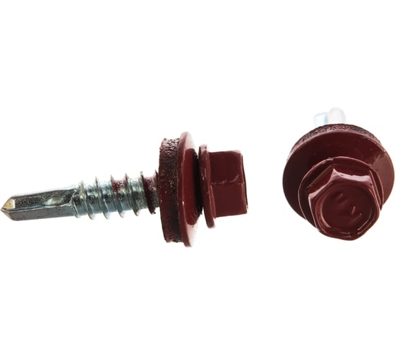 Изображение товара Кровельный саморез Kenner 5,5х25 RAL3011 красно-коричневый 250шт ск55253011ф