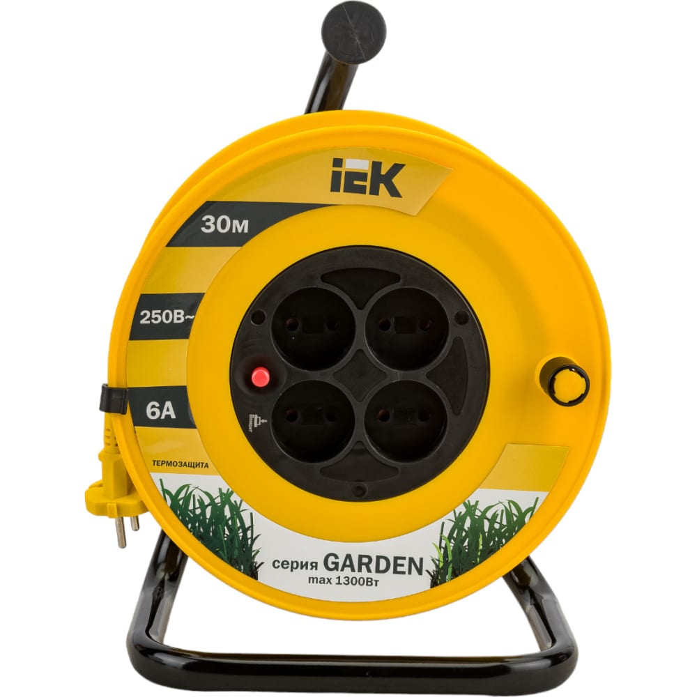 Удлинитель на катушке IEK средство защиты от болезней avgust садовая побелка 500 г