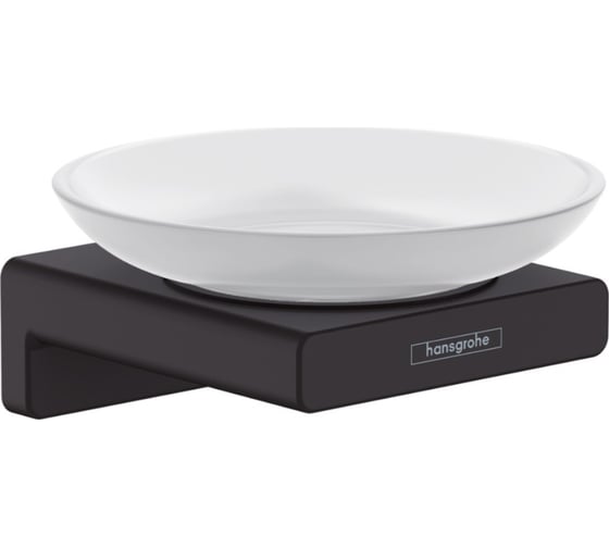 Изображение товара Мыльница Hansgrohe матовый черный 41746670 00000092134