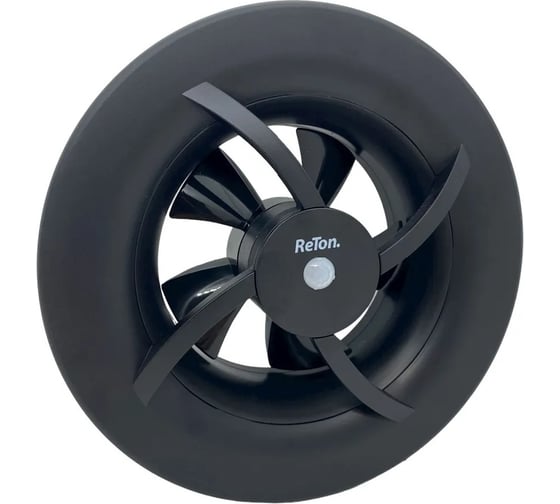 Изображение товара Вытяжной вентилятор RETON Seven Black, d100мм, 7 режимов, Швеция 197511