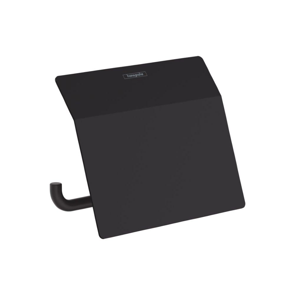 Изображение товара Бумагодержатель Hansgrohe Addstoris матовый черный настенный держатель для туалетной бумаги
