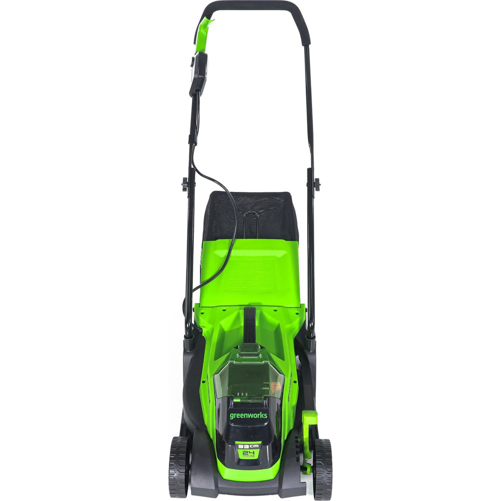 Изображение товара Аккумуляторная газонокосилка GreenWorks 24V, 33 см, бесщеточная, без АКБ и ЗУ 2516107