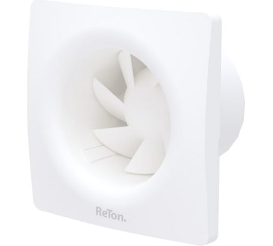 Изображение товара Вытяжной вентилятор RETON Silent-100 НТ с обратным клапаном, датчиком влажности и таймером, 2 скорости, Великобритания 197532
