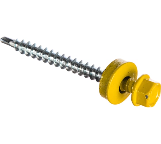 Изображение товара Кровельный саморез Kenner 4,8х51 RAL1018 жёлтый 200шт ск511018ф