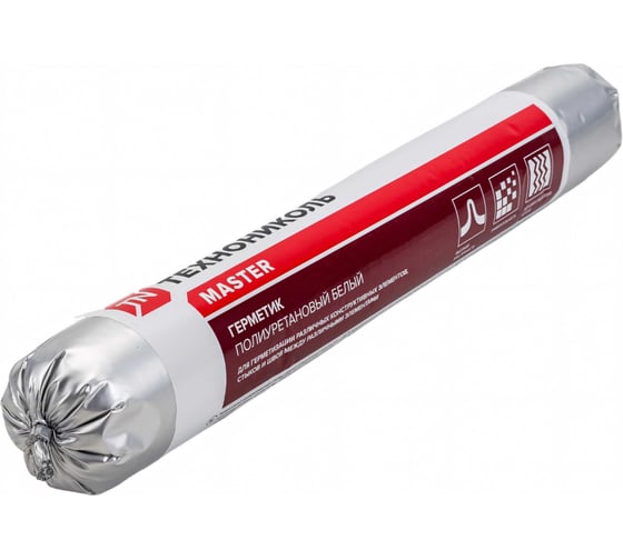 Изображение товара Герметик Технониколь ПУ MASTER белый, 600 мл TN678007