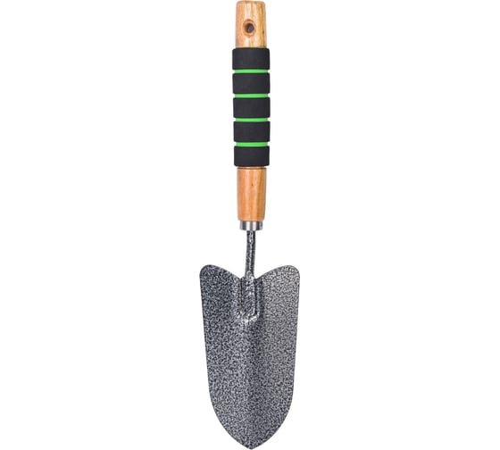 Изображение товара Посадочный совок из углеродистой стали с деревянной ручкой Gigant GVER-02