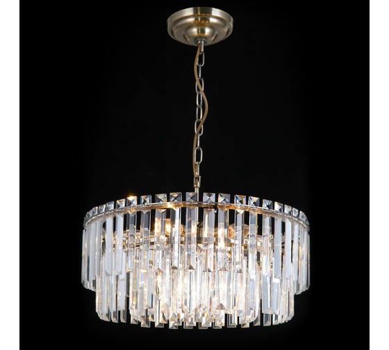 Изображение товара Подвесная люстра Citilux Фонда хрустальная Бронза CL303193