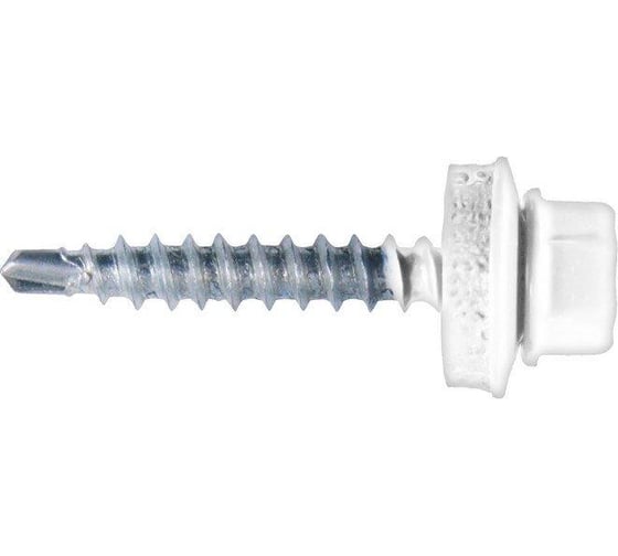 Изображение товара Кровельный саморез Kenner 5,5х25 RAL9003 белый сигнальный 3000шт ск55259003