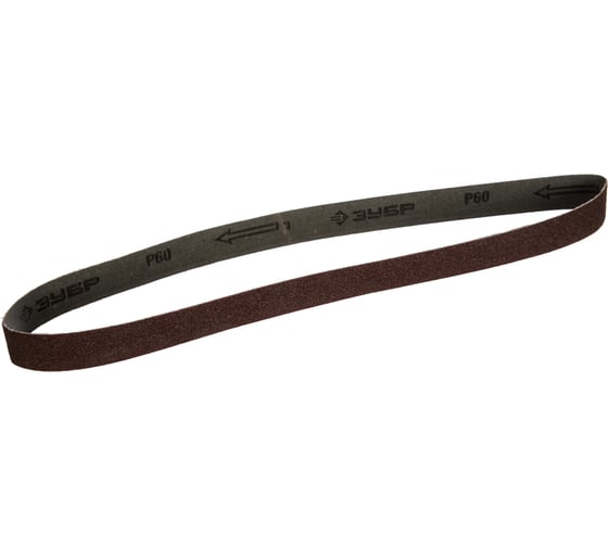 Изображение товара Лента шлифовальная универсальная бесконечная для ЗШС-330 (25х762 мм; Р60; 3 шт.) Зубр 35547-060