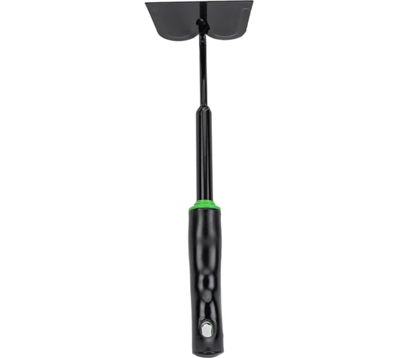 Изображение товара Стальная мотыга с черным порошковым покрытием с пластиковой ручкой Gigant GVER-17