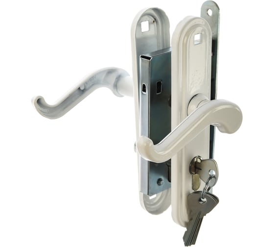 Изображение товара Врезной замок ЗЕНИТ Зенит-ЗВ4-3.02 белый 09563