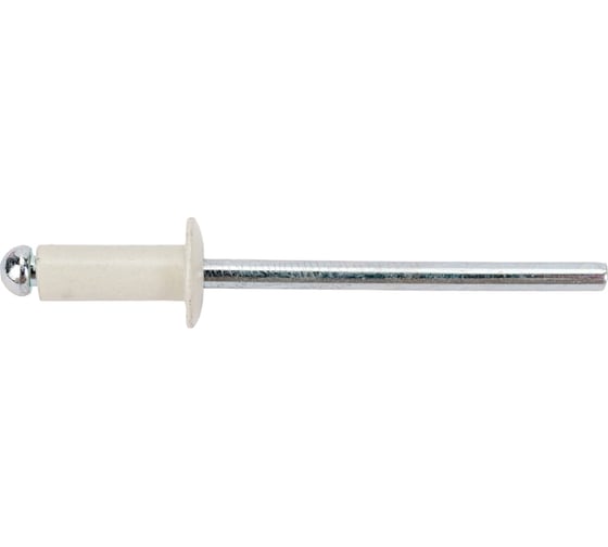 Изображение товара Крашенная заклепка Kenner алюм/сталь 4х10 RAL1015 1000шт зк4101015