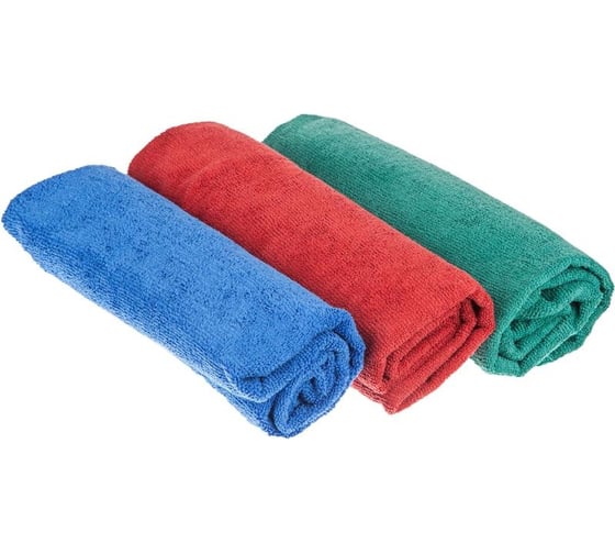 Изображение товара Тряпка для пола Luscan микрофибра, 80x70 см, 3 шт. 1604412